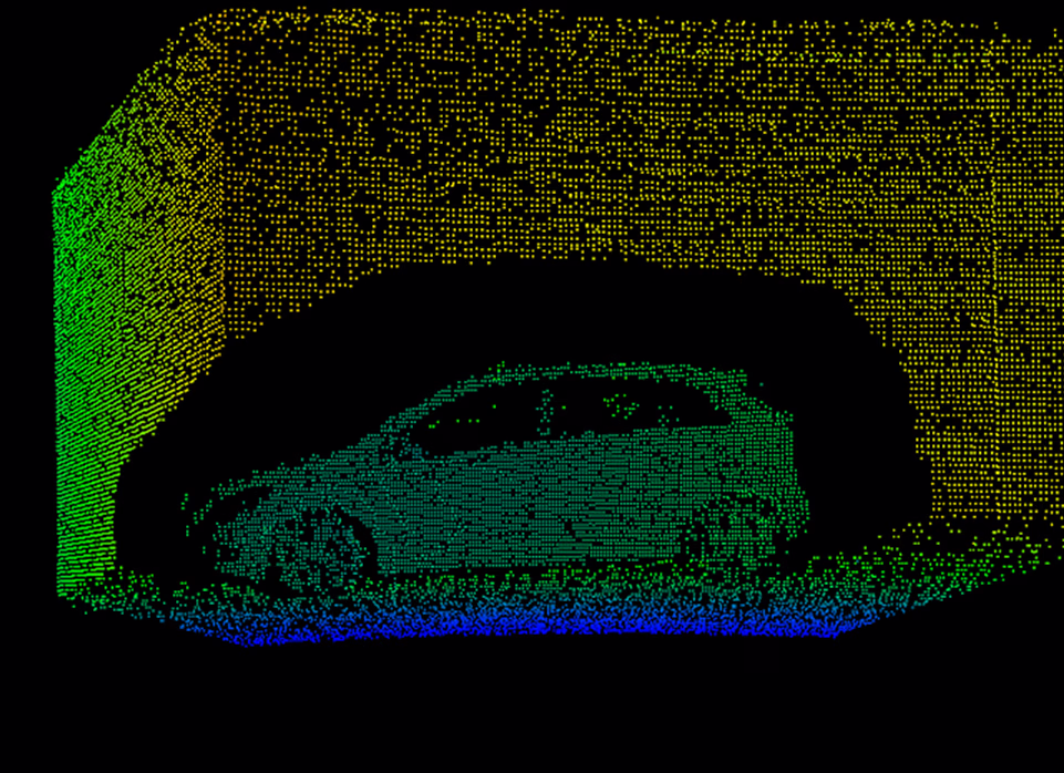 PhotonHub - LiDAR scan of a car